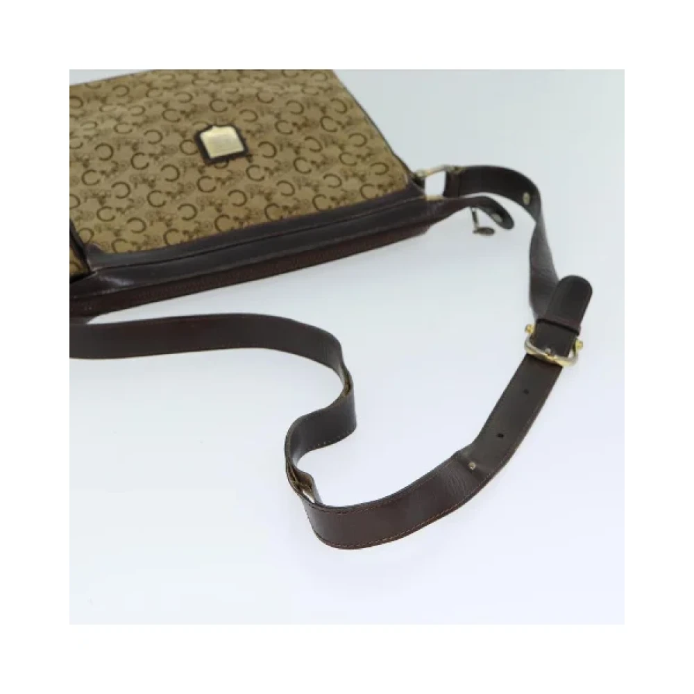 Celine Vintage Pre-owned Canvas celine-bags Beige Dames