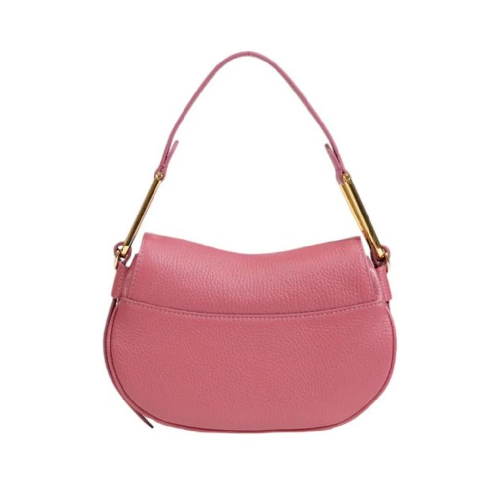 Coccinelle Stijlvolle leren handtas voor vrouwen Pink Dames