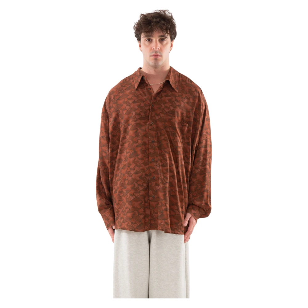 Magliano Beige People's Hand Shirt Brown Heren