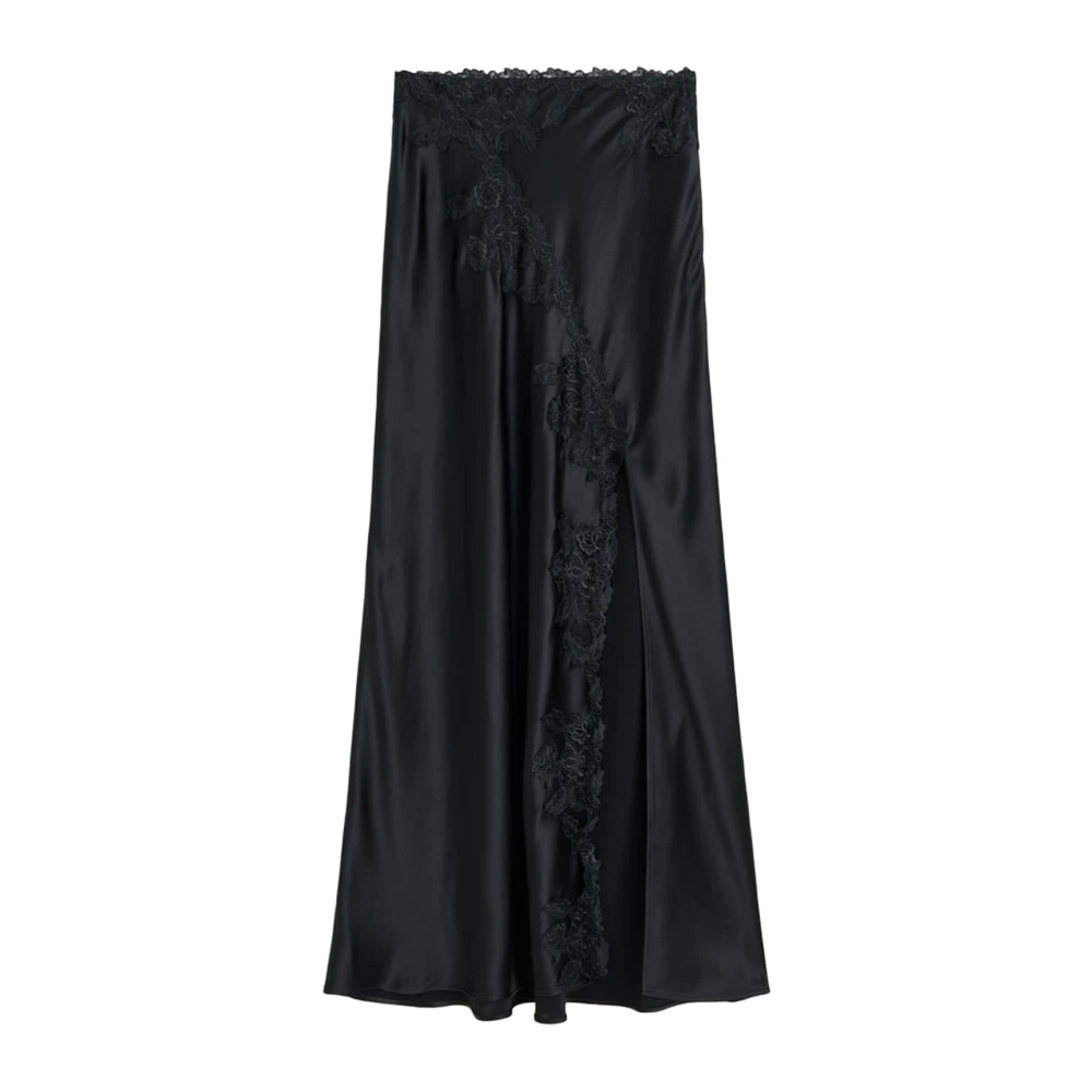 By Malene Birger Women's Black Erika Skirt - Maxi Skirts - L - Skirts