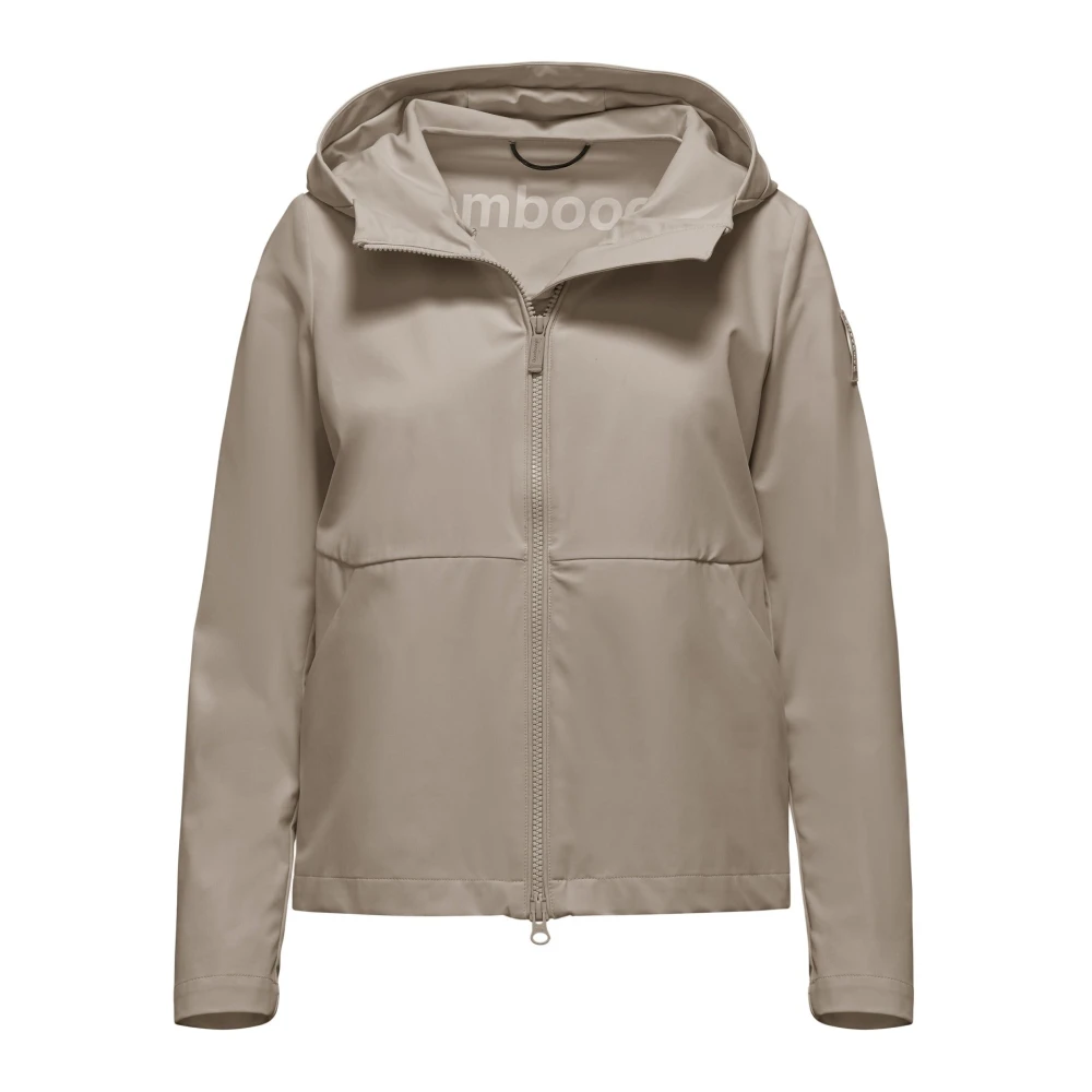 BomBoogie Niet-gevoerde regenjas Beige Dames