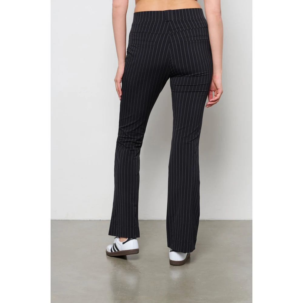 &Co Woman Wijde Broek Zomerse Stijl Black Dames