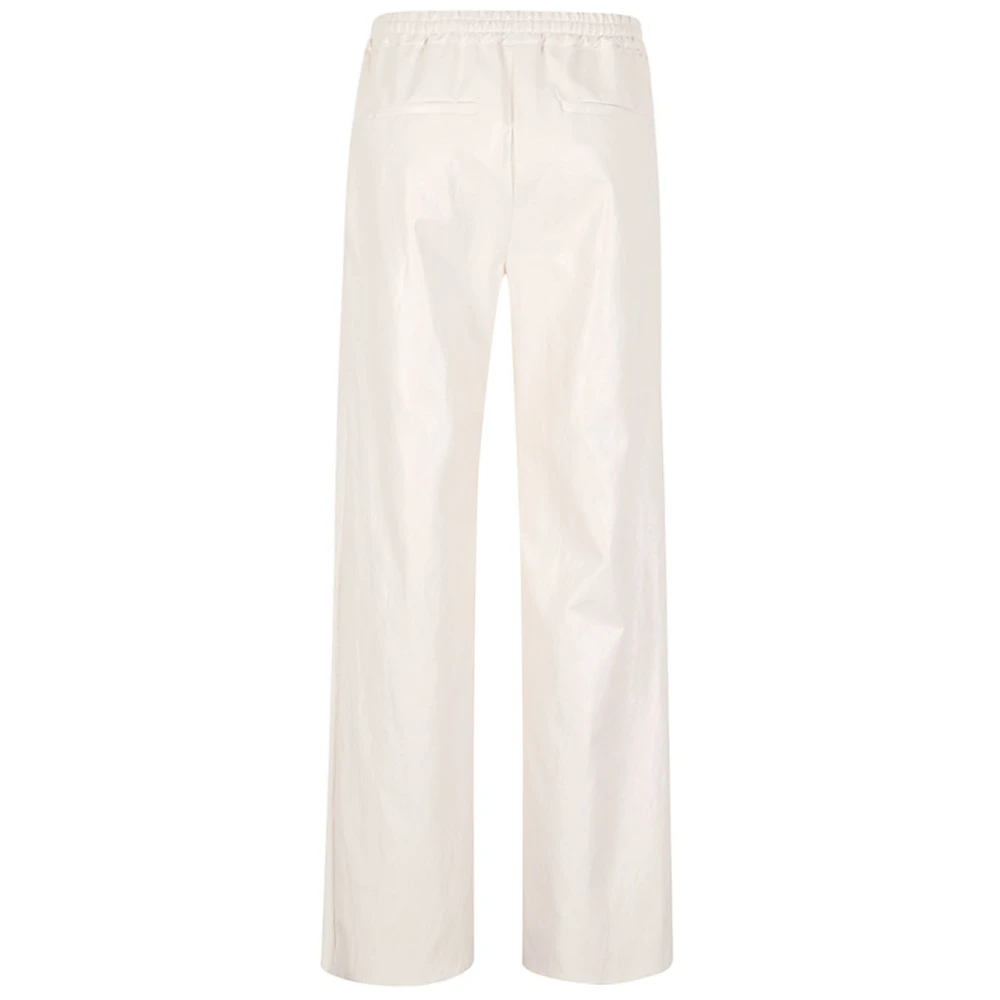 Max Mara Weekend Verouderd effect ivoor viscose broek Beige Dames