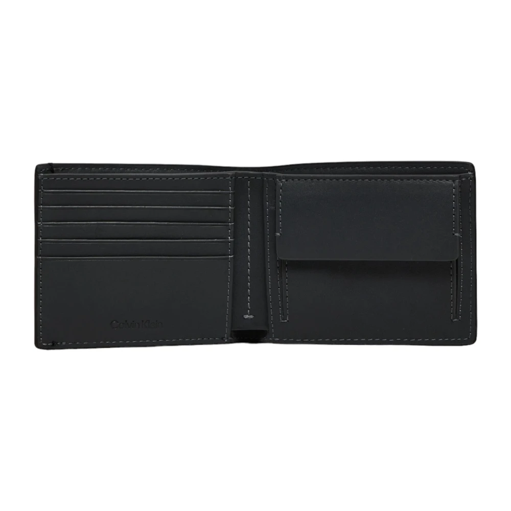 Calvin Klein Essentiële Bifold Portemonnee met Muntvak Black Heren