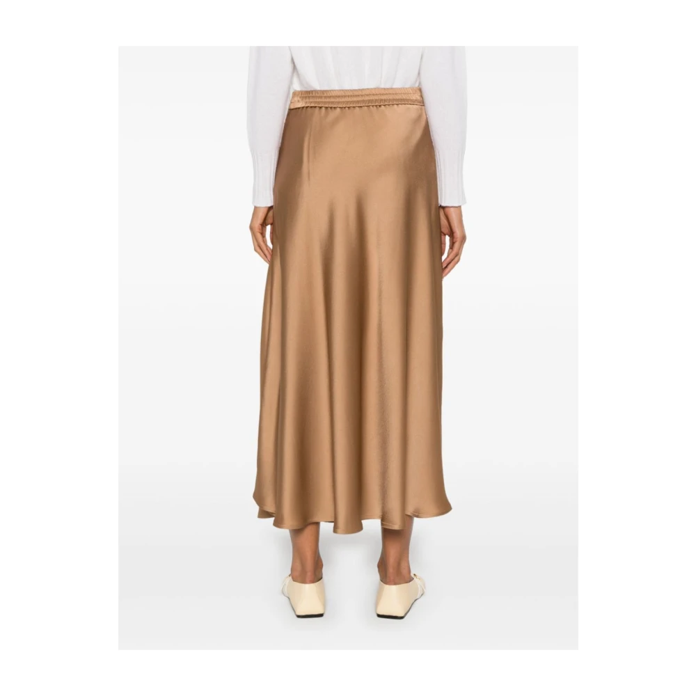 Herno Gonna Midi Rok Brown Dames