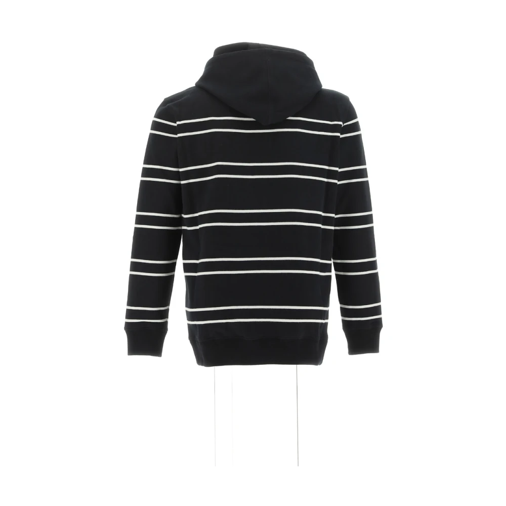 Saint Laurent Stripes Logo Hoodie Multicolor Heren