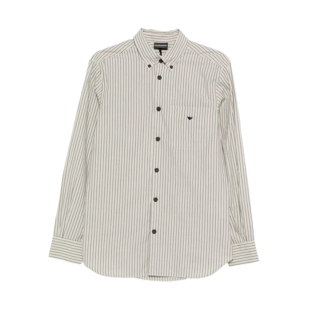 Emporio Armani Hombre Beige Camisas, Talla: S