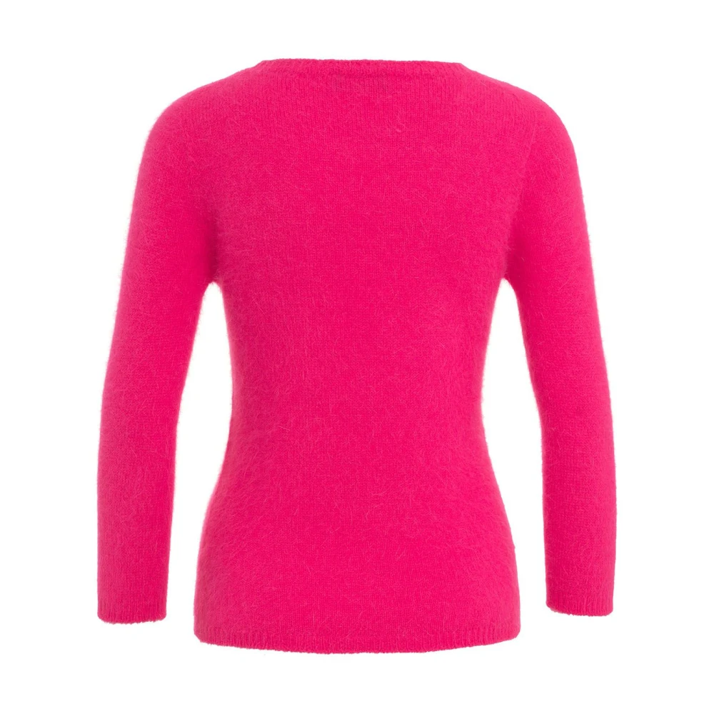 Roberto Collina Roze Angora Gebreide Kleding Aw24 Pink Dames