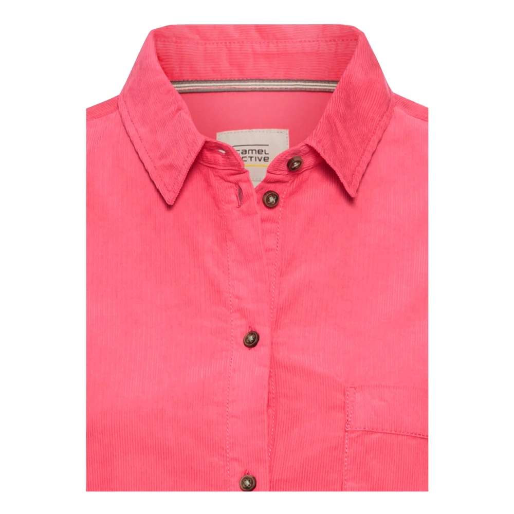 camel active Zak Corduroy Blouse Pink Dames