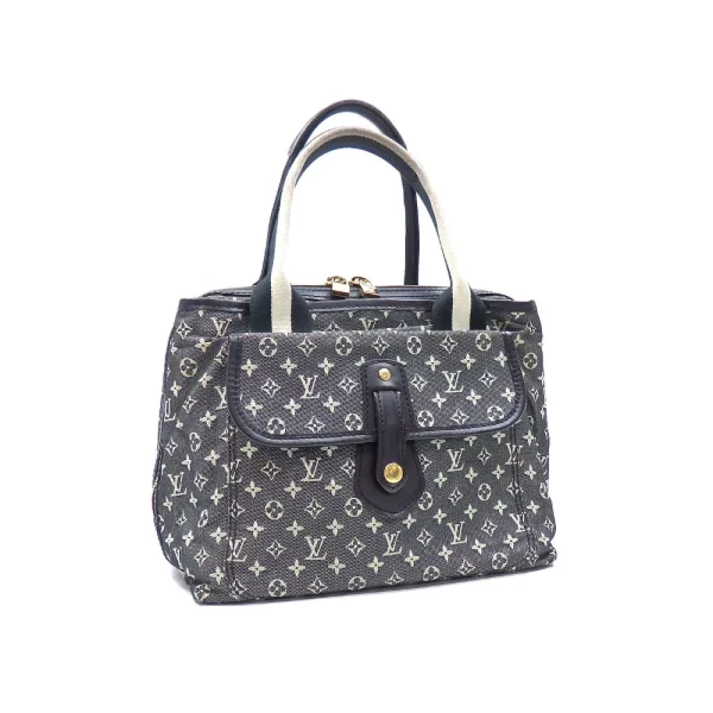 Louis Vuitton Vintage Pre-owned Cotton handbags Gray Dames
