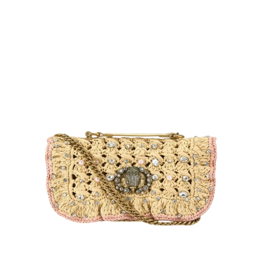 Kurt Geiger Women's Beige Chelsea Ruffle Crossbody - Shoulder Bags - One Size - Bags