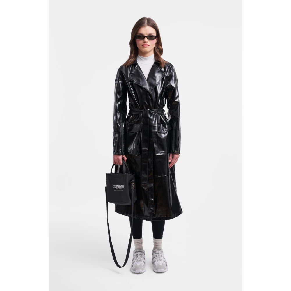Stutterheim Opal Trench Coat Black Dames