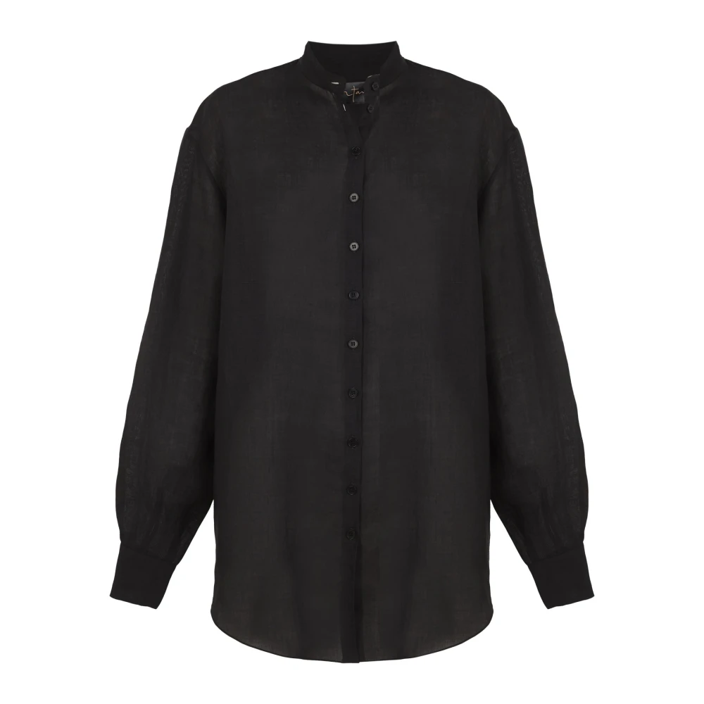 Cortana Women's Gray Raoul, Ramie Shirt