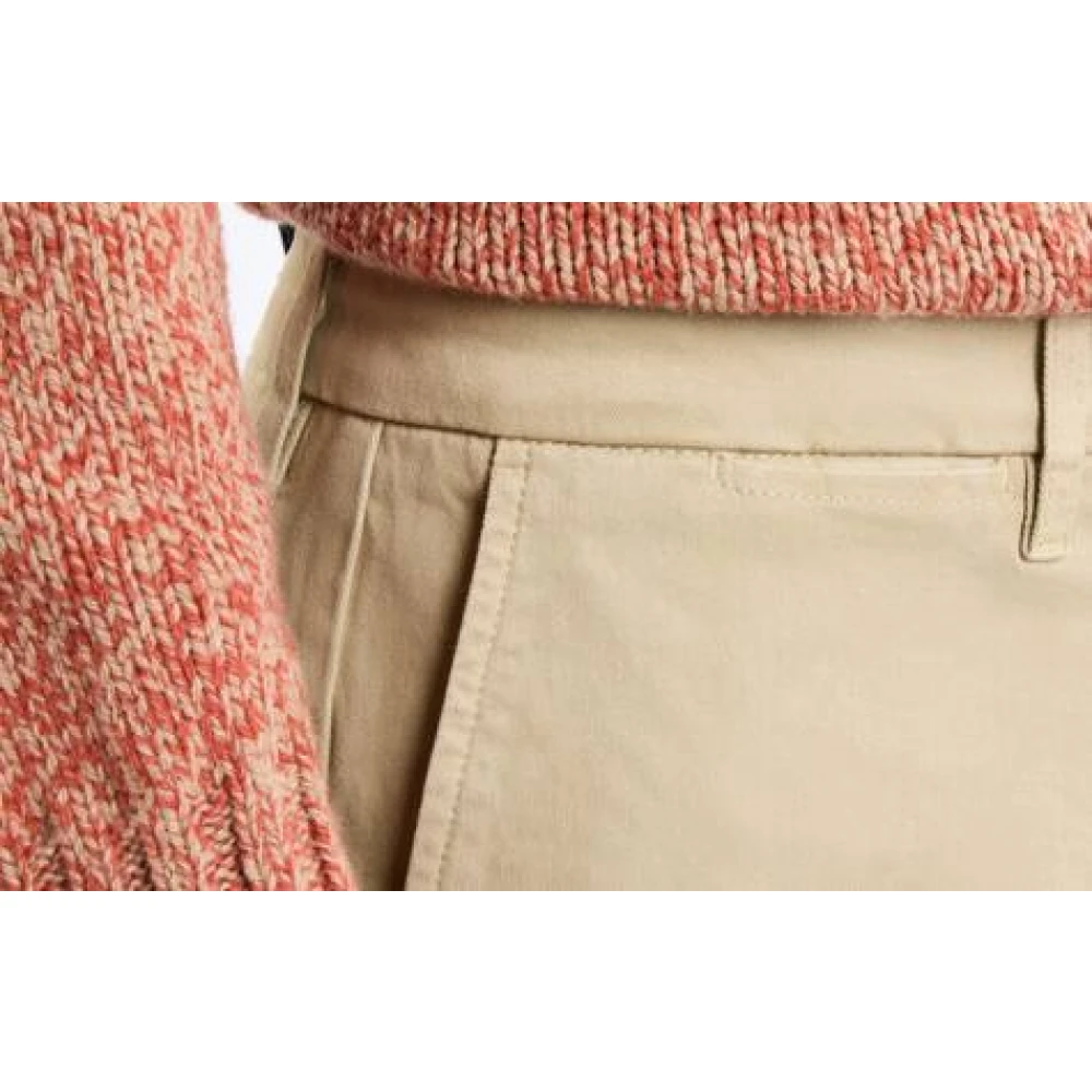 Fay Beige Broek Beige Heren