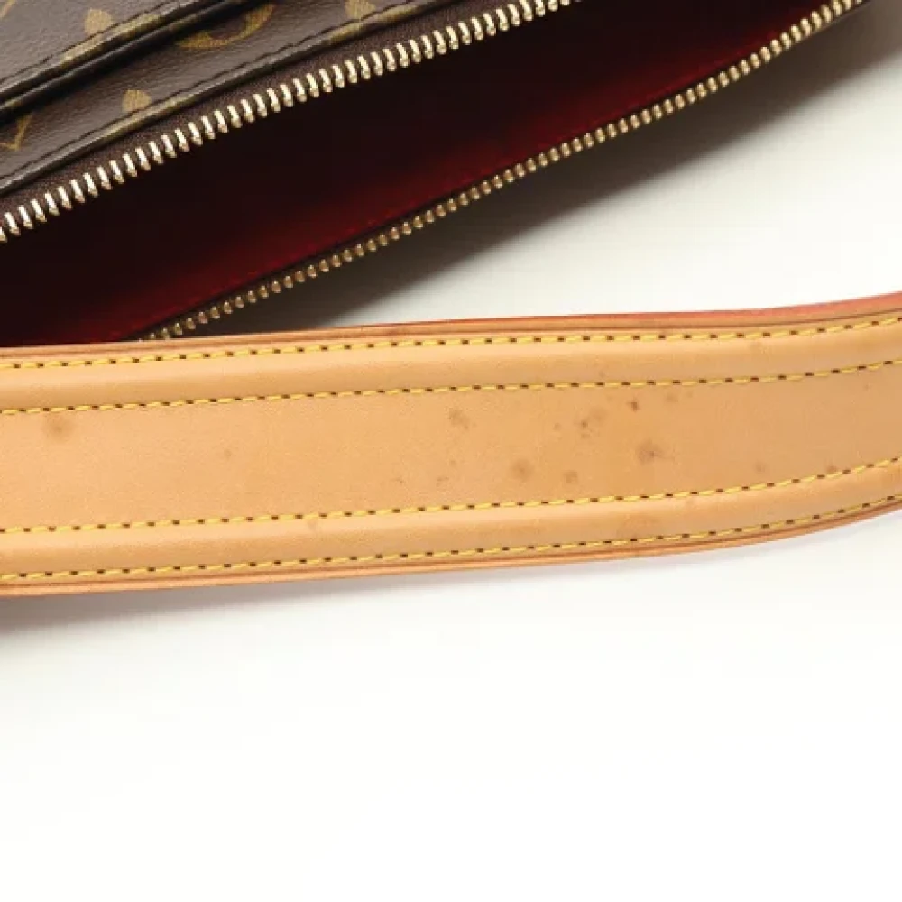 Louis Vuitton Vintage Pre-owned Canvas shoulder-bags Brown Dames