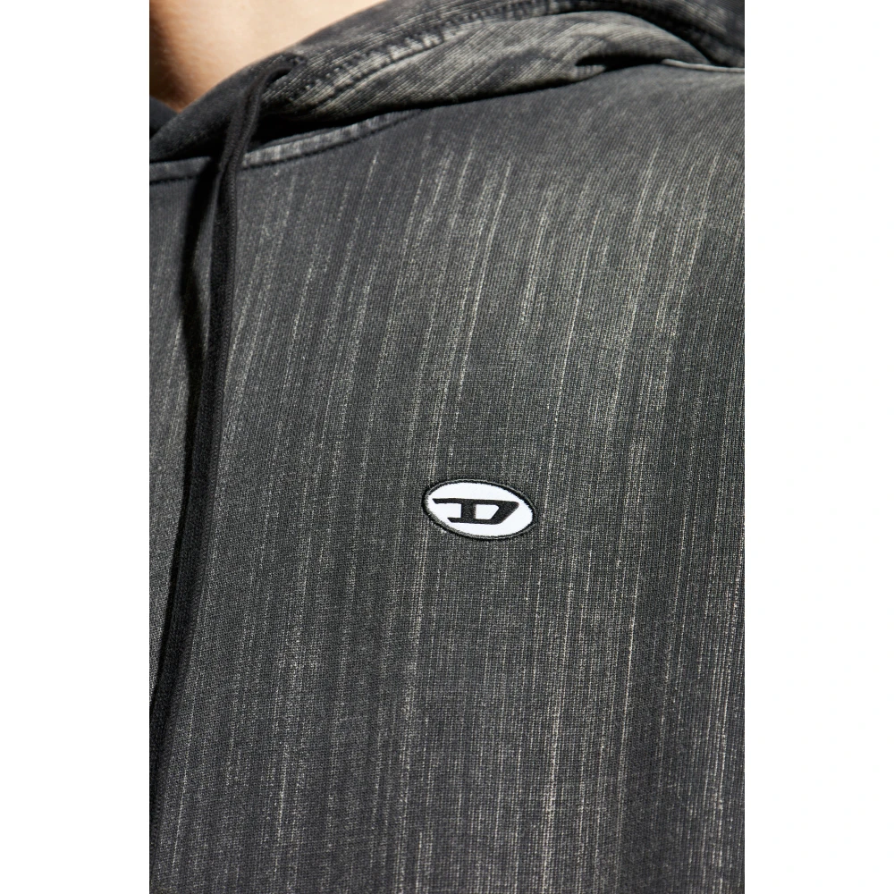 Diesel Sweatshirt S-Ginn-Hood-K43 Gray Heren