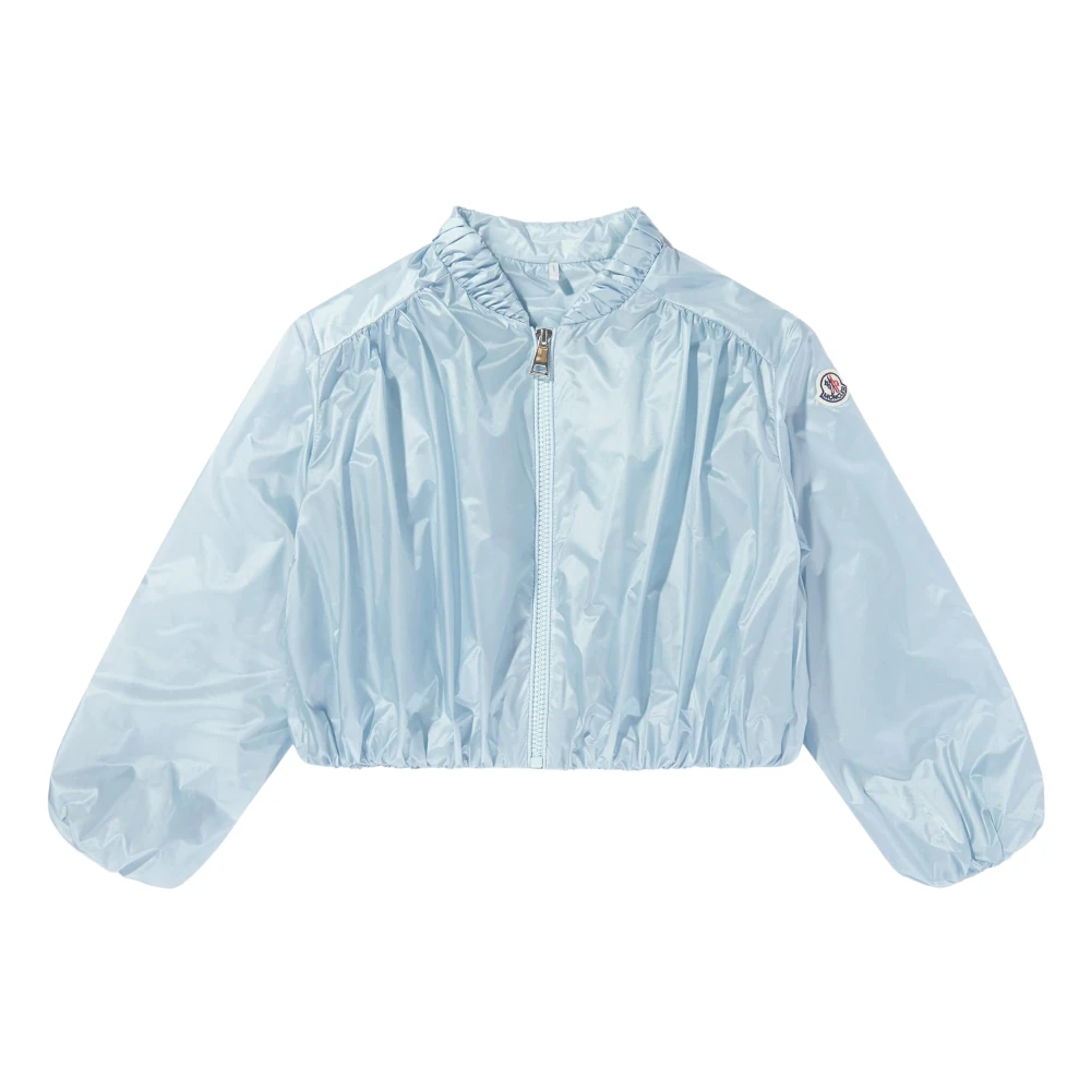 Moncler Girls Blue Chazeron Jacket - Light Jackets - 10 Y - Kids