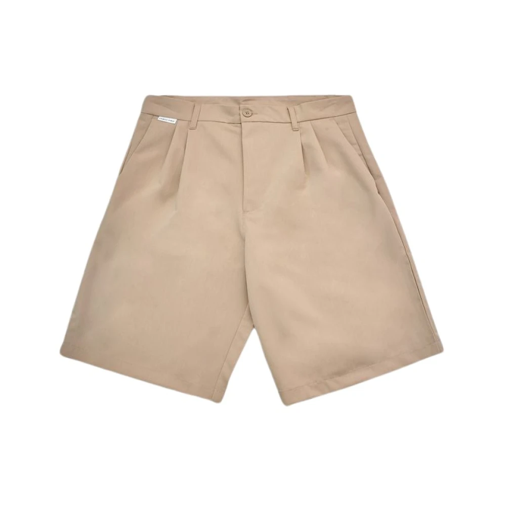 Family First Casual Beige Shorts Brown Heren