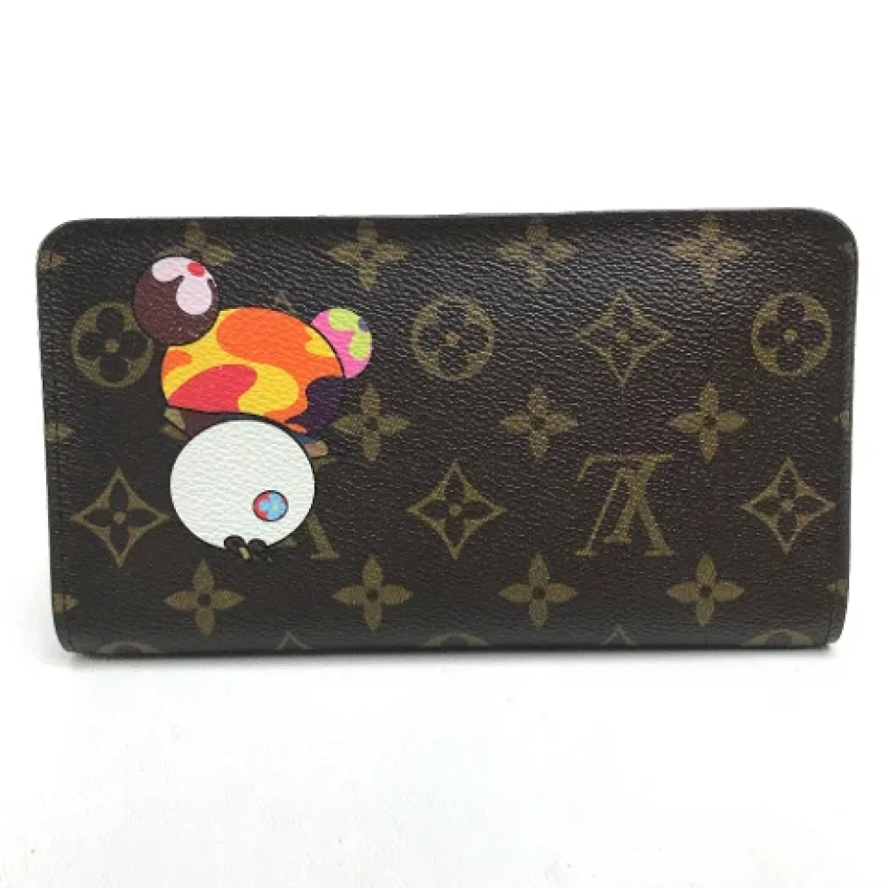 Louis Vuitton Vintage Pre-owned Canvas wallets Brown Dames