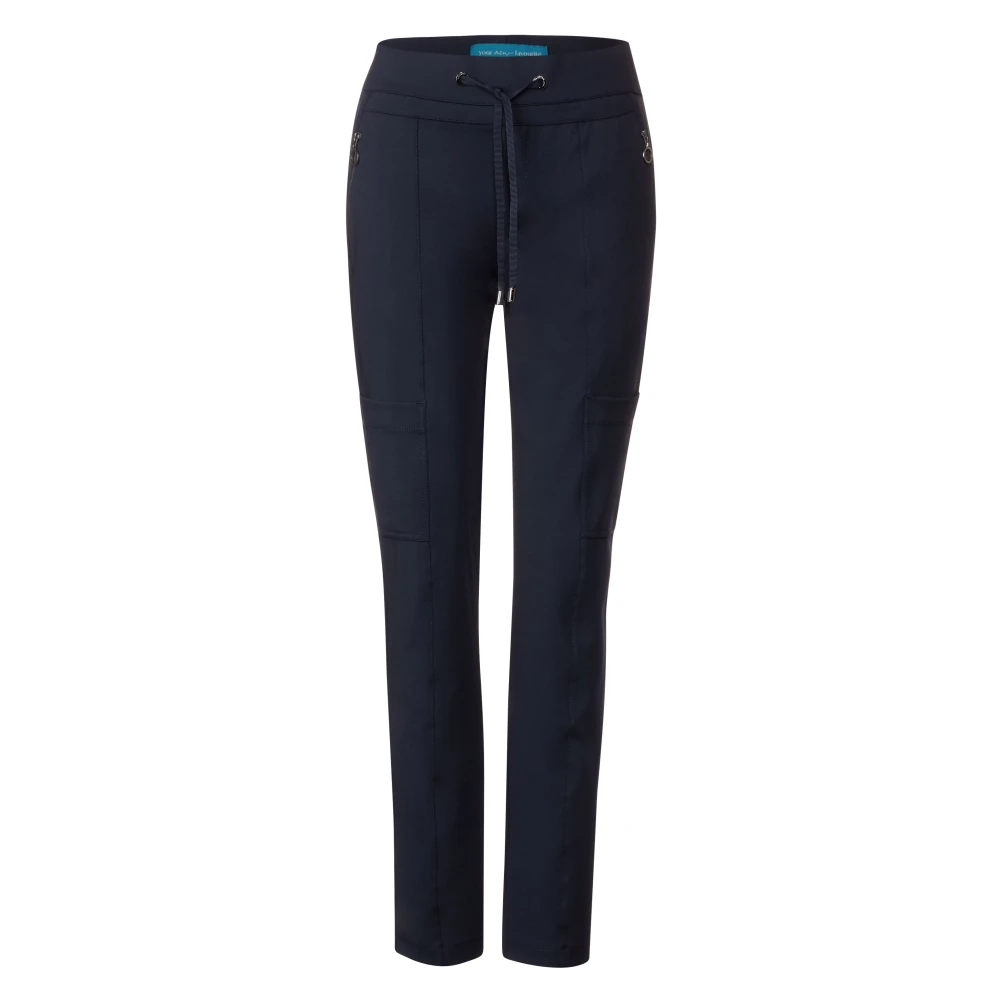 Street One Slim-fit Trousers Blue Dames