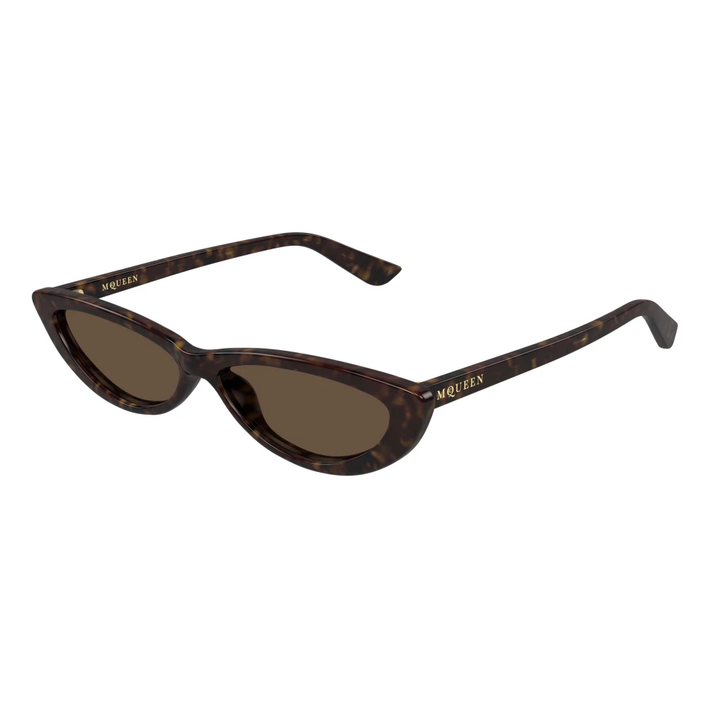 Alexander Mcqueen Women's Brown Occhiali Da Sole
