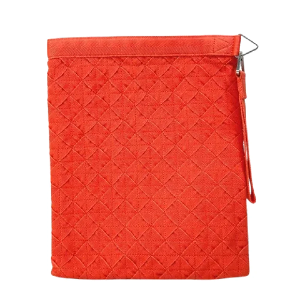 Bottega Veneta Vintage Pre-owned Leather clutches Red Dames