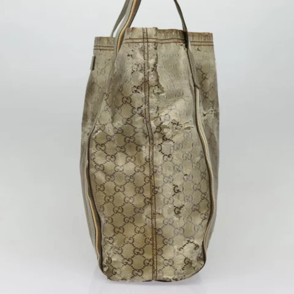 Gucci Vintage Pre-owned Canvas totes Yellow Dames