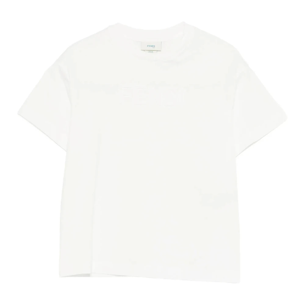 Fendi Women's White Crew Neck T-Shirt