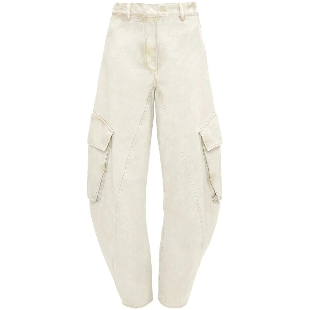JW Anderson Tapered Trousers Beige Dames