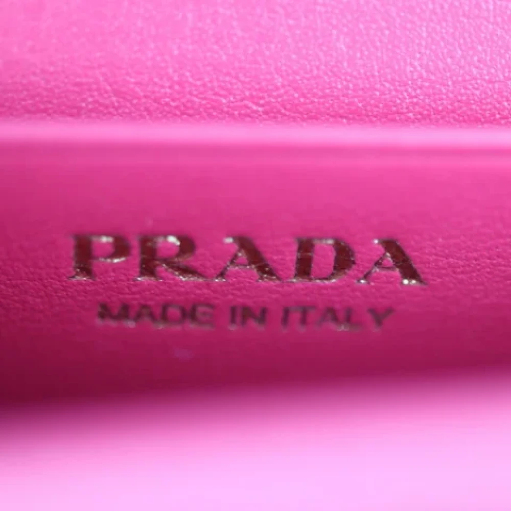 Prada Vintage Pre-owned Leather wallets Pink Dames