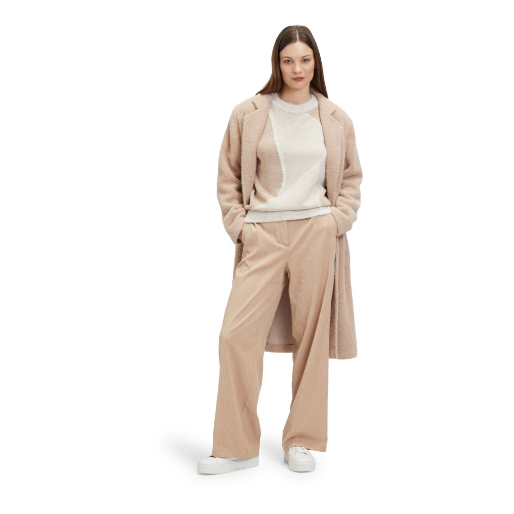 Betty & Co Intarsia Gebreide Trui Multicolor Dames