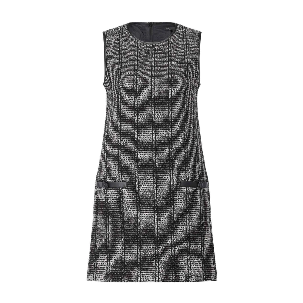 Rag & Bone Tweed-Optik Mini Jurk Black Dames