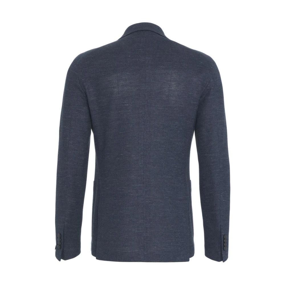 Tagliatore Herenkleding Blazer Blauw Ss25 Blue Heren