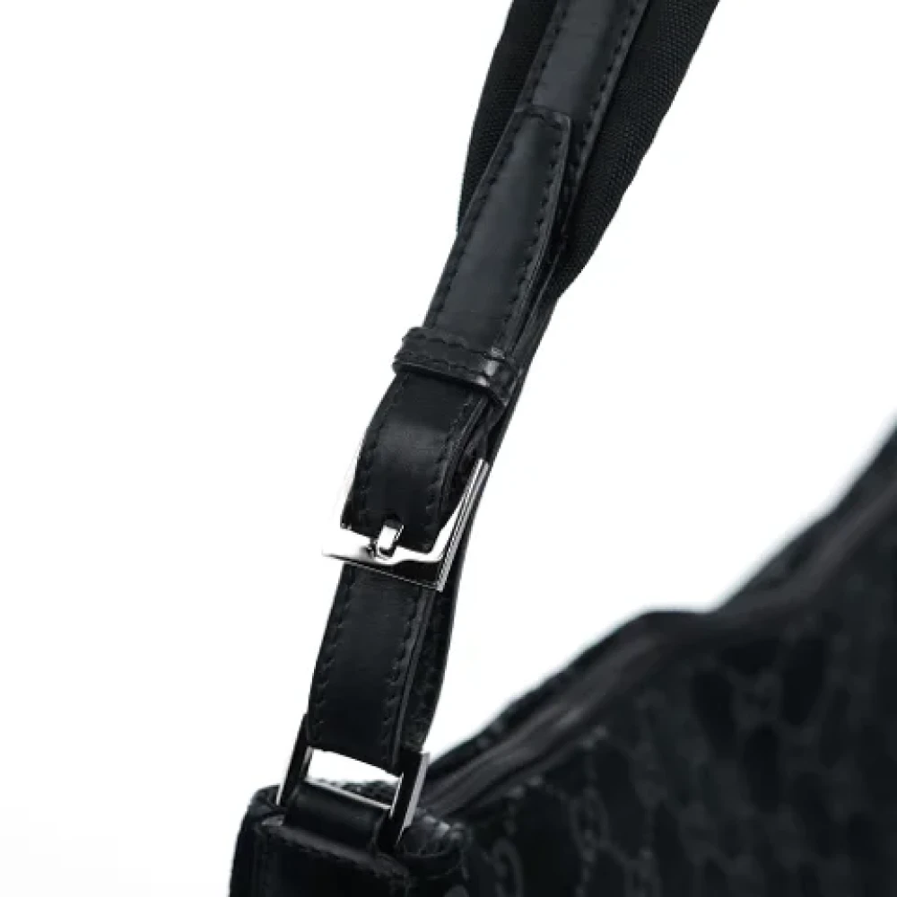 Gucci Vintage Pre-owned Suede handbags Black Dames