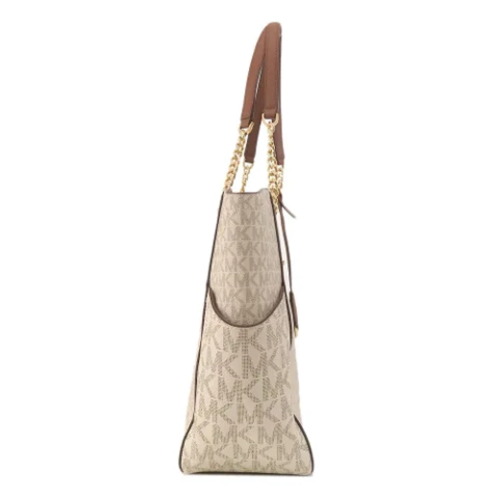 Michael Kors Pre-owned Canvas shoulder-bags Beige Dames