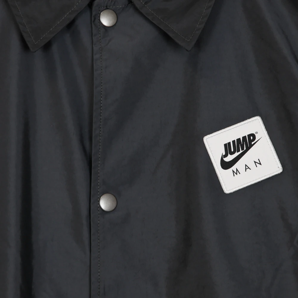 Jordan Klassieke Coach Jas Rook Grijs Zwart Wit Gray Heren