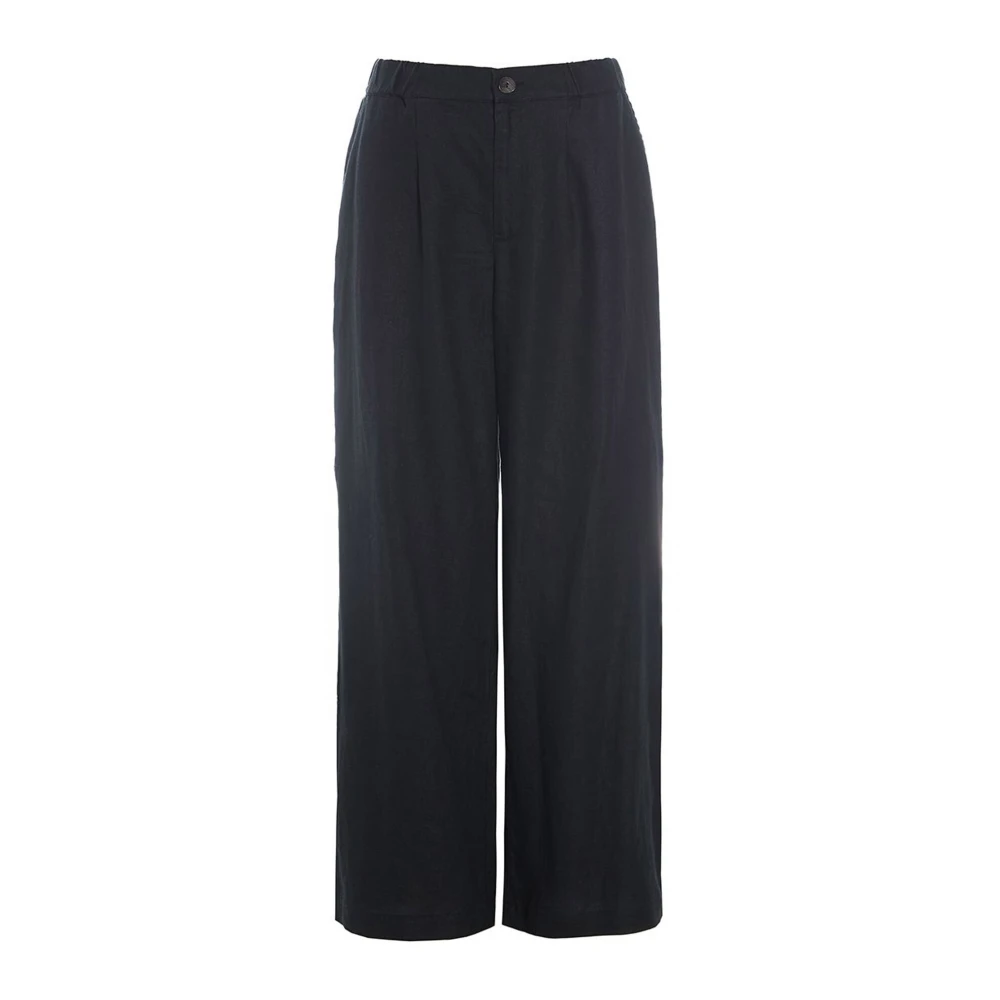 Bitte Kai Rand Lazy Linen Broek Zwart Black Dames