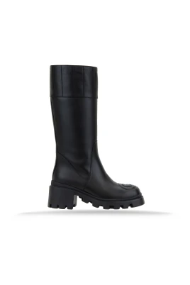 Dam Slip-On Läderstövlar