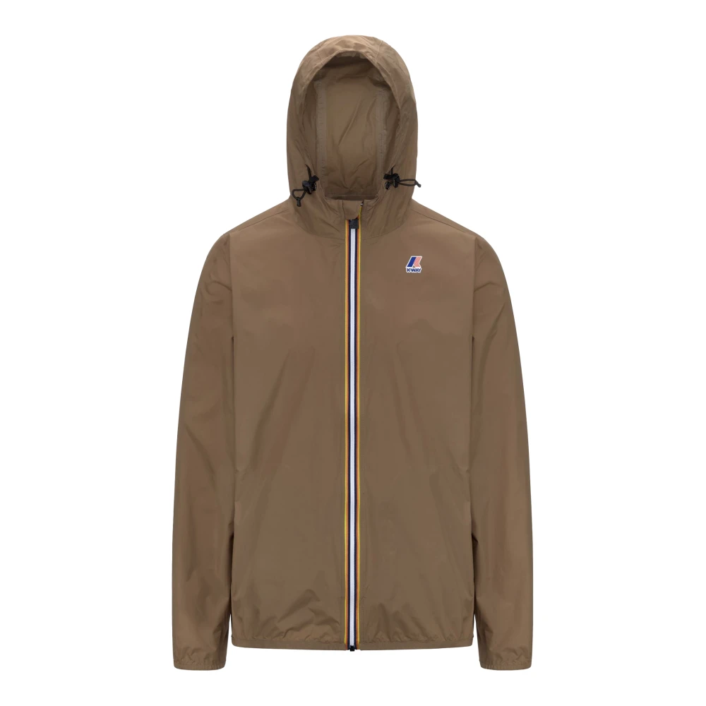 K-Way Men's Brown Rain Clothing, L, Le Vrai 4.0 Claude