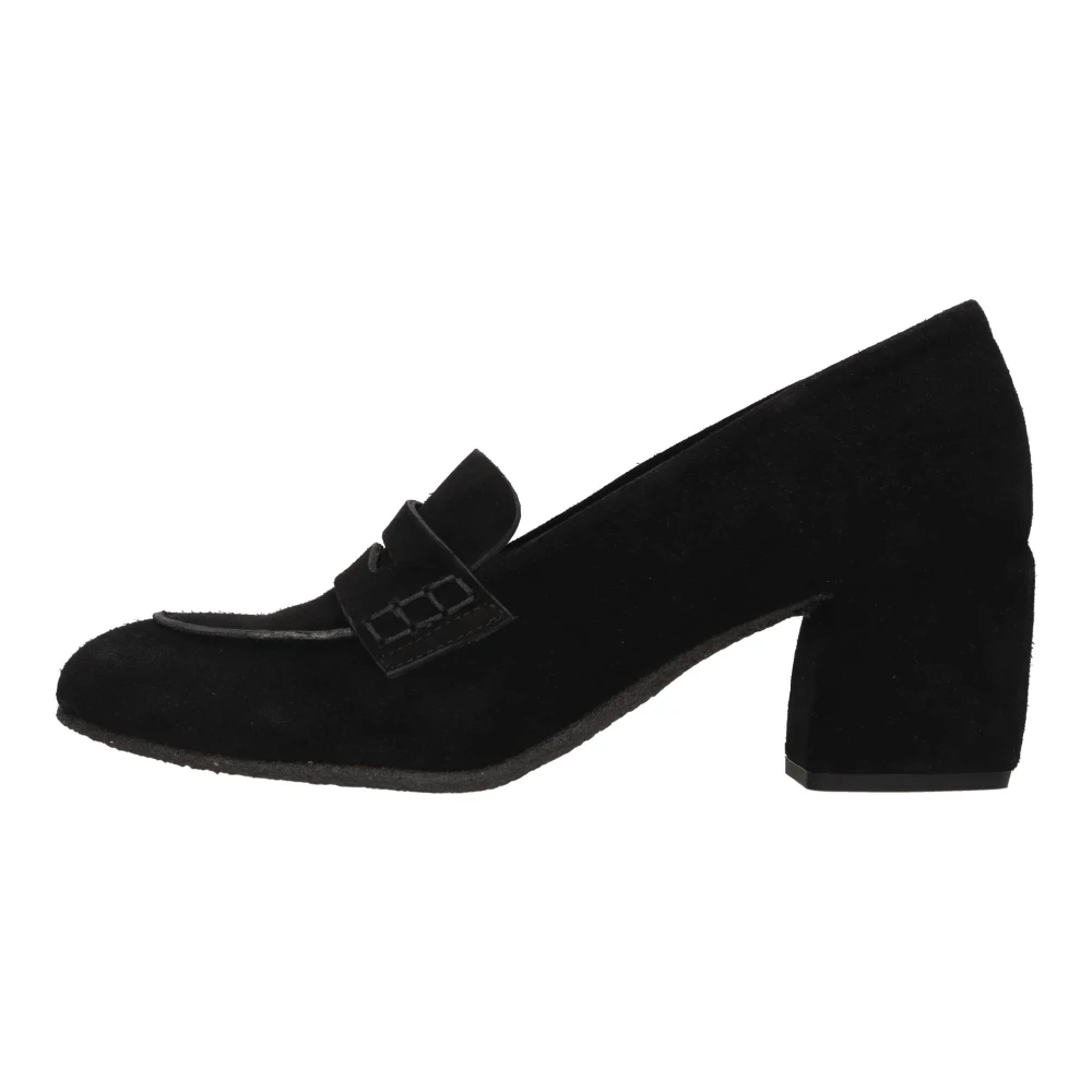 Del Carlo Vrouw Zwart Platte Schoenen