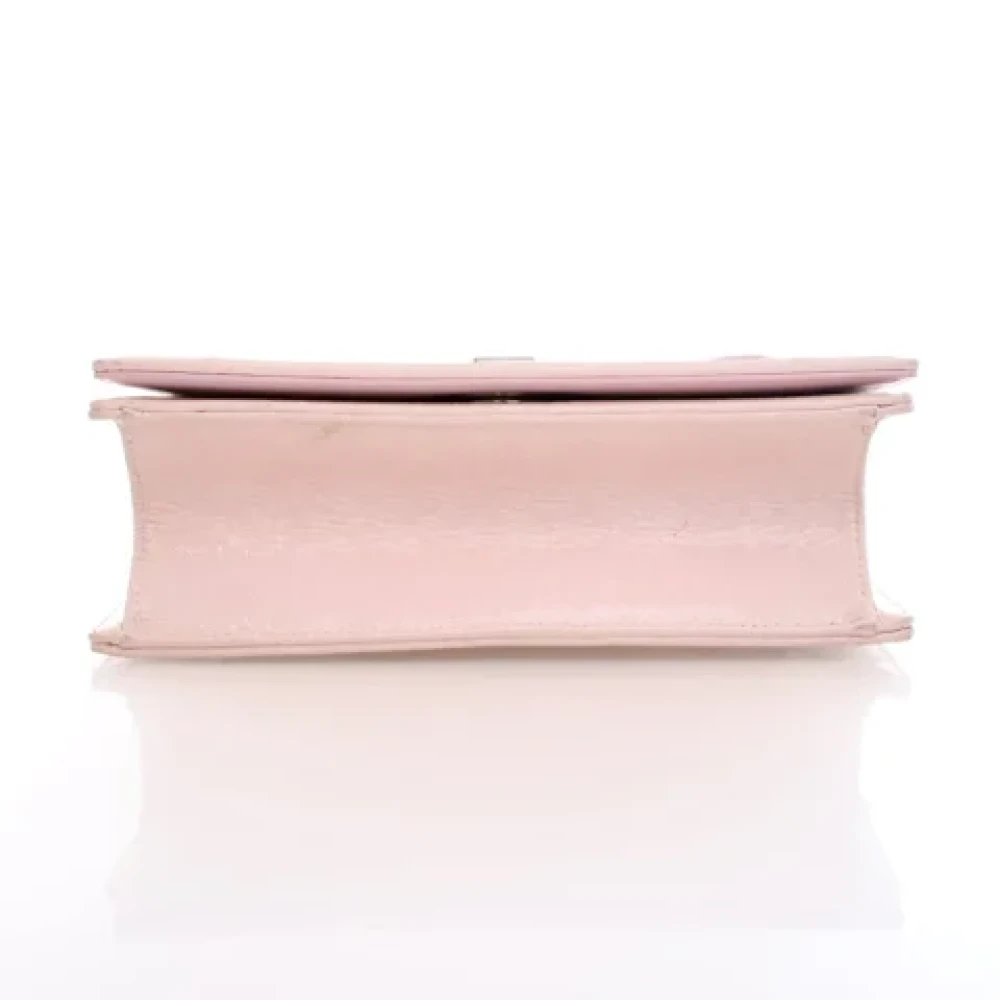Dior Vintage Pre-owned Leather dior-bags Pink Dames