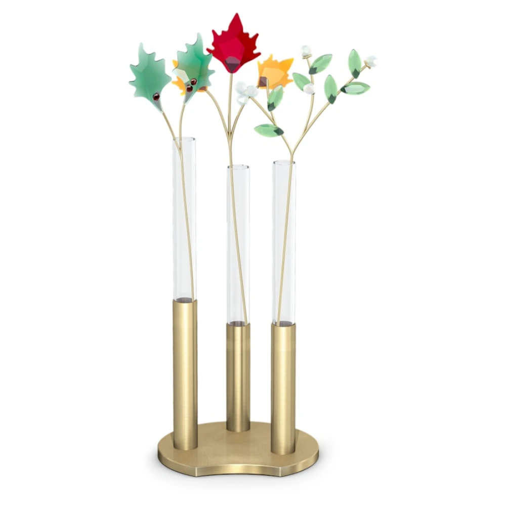 Swarovski Herfstbladeren Metaal Kristallen Yellow Unisex