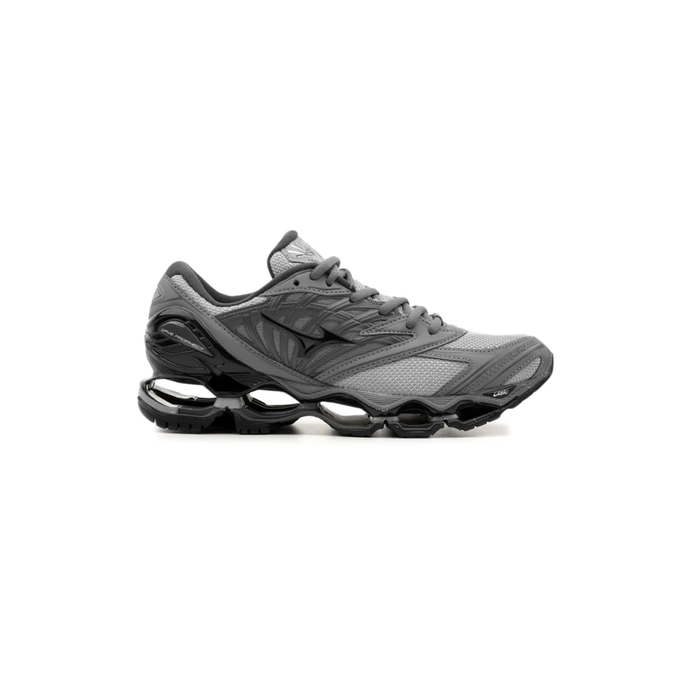 Mizuno Grey Trainers Wave Prophecy Ls - Image 2