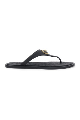 sandales-en-caoutchouc-noires
