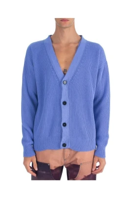 Herr Lila Bomull T-shirt