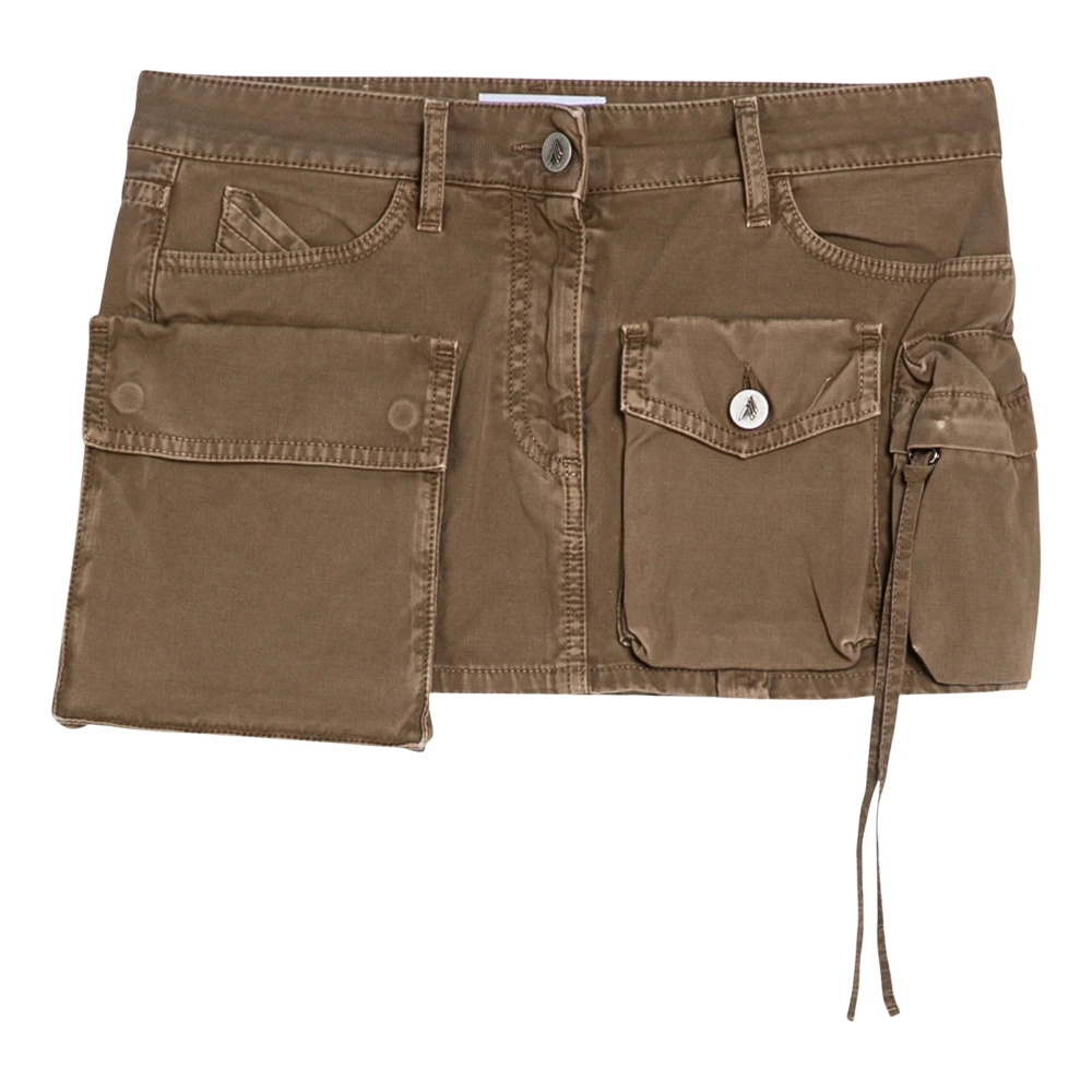 The Attico Mini Fall Rok Brown Dames