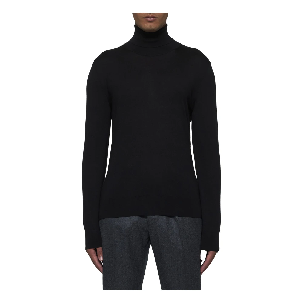 Dolce & Gabbana Zwarte Truien voor Mannen Black Heren