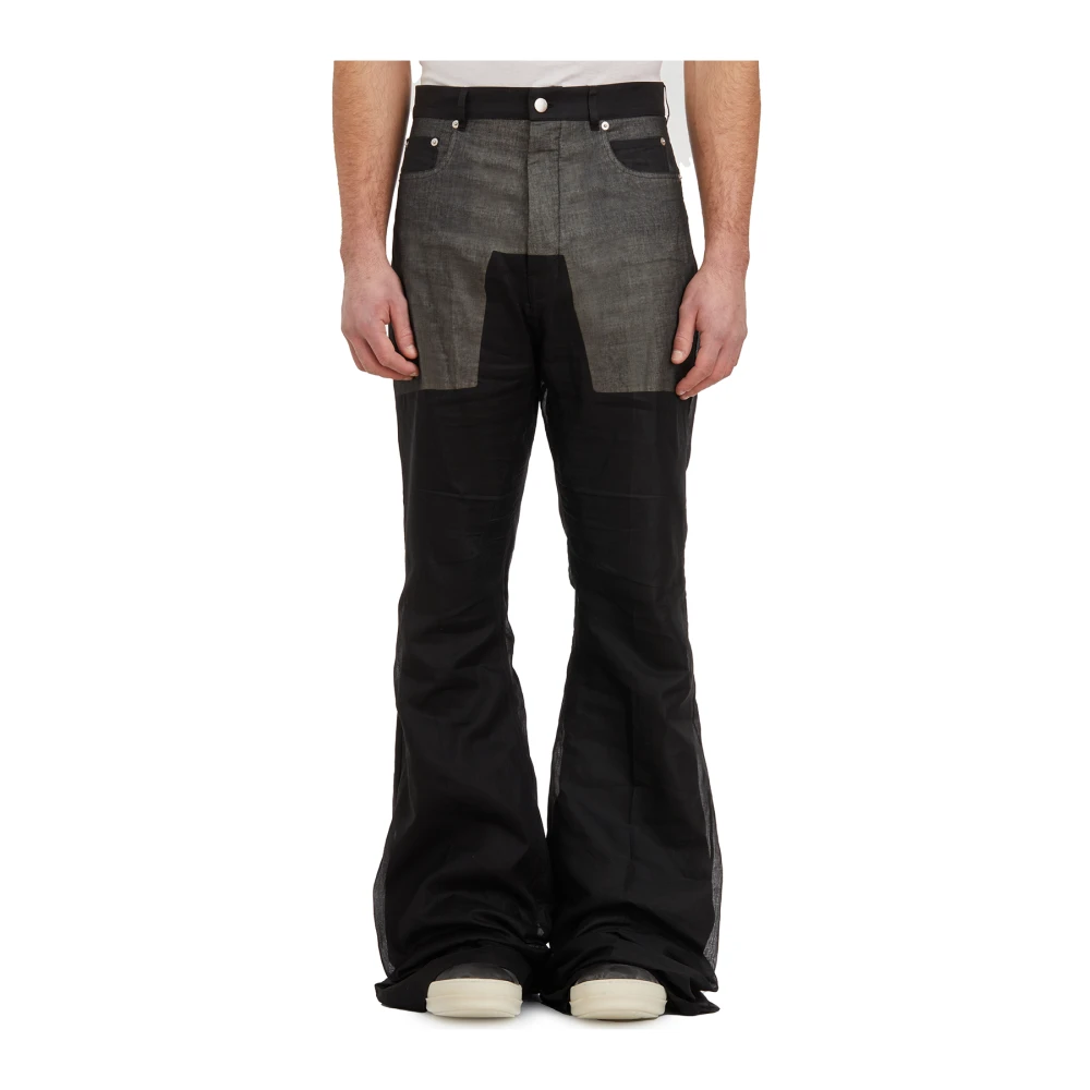 Rick Owens Bolan Bootcut Broek Black Heren