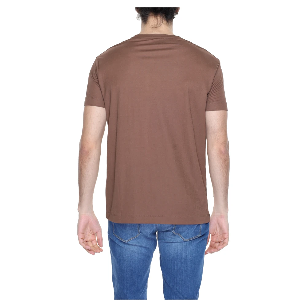 Alviero Martini 1a Classe Bruine korte mouw T-shirt Brown Heren