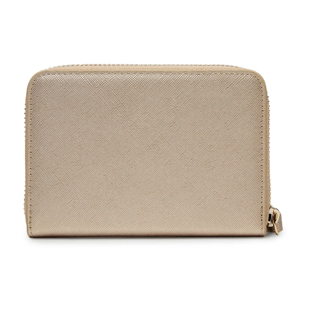 Valentino by Mario Valentino Avenue Portemonnee + Spiegel Set Oro Chiaro Yellow Dames